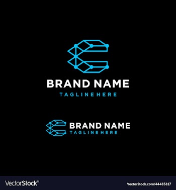 tech letter c logo creative logotype design