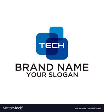 Tech logo vector image