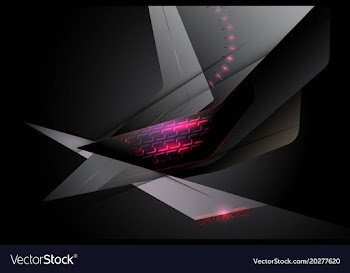 Tech metal surface scene vector image