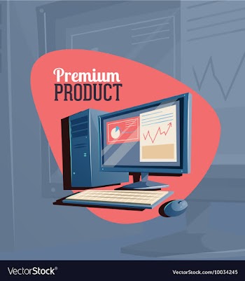 Tech vector image