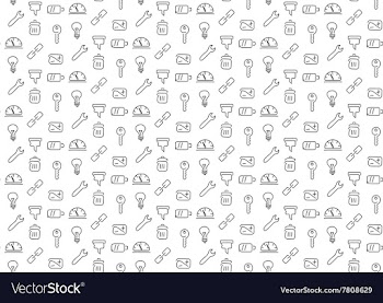  					Technical tools seamless background vector image														