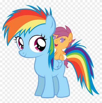 Technicallylegal Baby Scootaloo And Filly Rainbow Dash - My Little Pony Rainbow Dash Baby