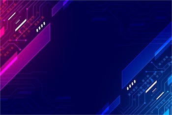 Technological background design Free Vector