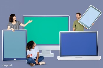 Technology and internet concept shoot | Free stock psd mockup - 451419