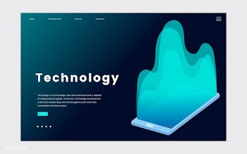 Technology and IT informational website graph.. | Free stock vector - 458338