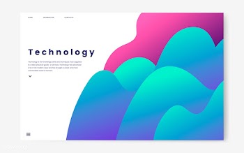 Technology and IT informational website graph.. | Free stock vector - 458408