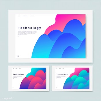 Technology and IT informational website graph.. | Free stock vector - 458443