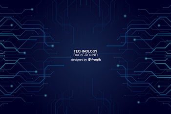 Technology background Free Vector