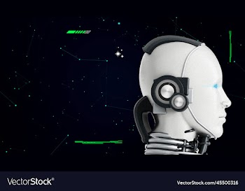 technology background futuristic technology ai