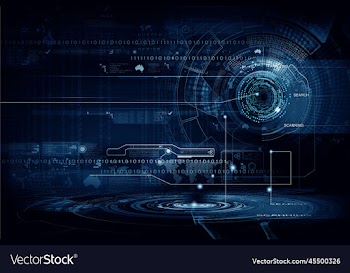 technology background futuristic technology ai