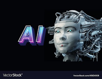 technology background futuristic technology ai