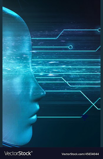 technology background futuristic technology ai
