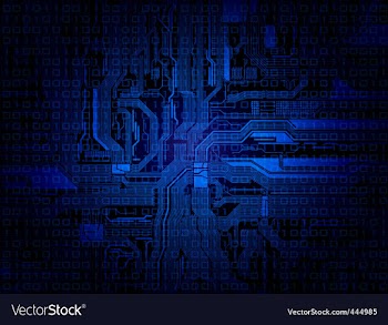 Technology background vector image