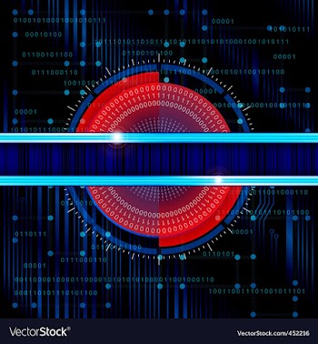 Technology background vector image