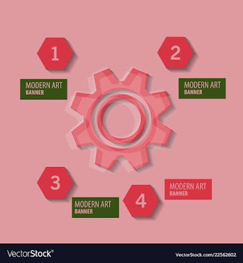 Technology background with gear wheel cover vector image