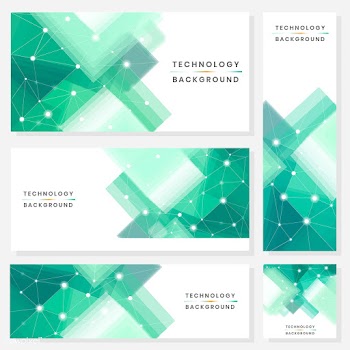 Technology banners set | Free stock vector - 579872