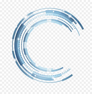 Technology Circle - Vector technology wind semicircle 