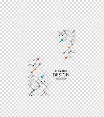 Technology design text, Technology Line Euclidean , Black lines geometric background transparent background PNG clipart
