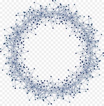 Technology Euclidean vector Icon - Deep blue tech frame 