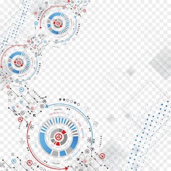 Technology Euclidean vector Line - Dynamic fashion technology background 