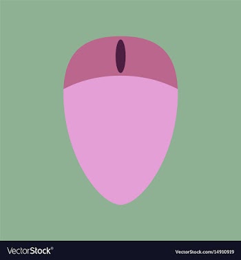 Technology gadget in flat design computer mouse vector image