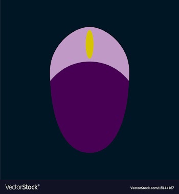 Technology gadget in flat design computer mouse vector image