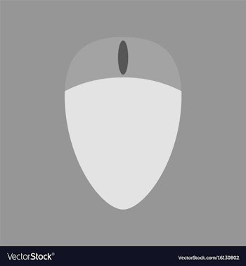 Technology gadget in flat design computer mouse vector image