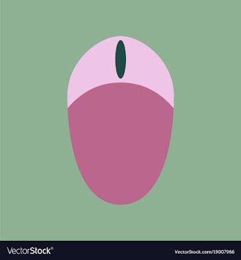 Technology gadget in flat design computer mouse vector image