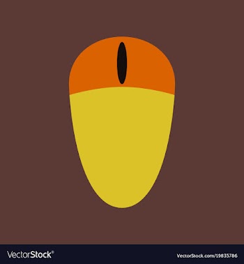 Technology gadget in flat design computer mouse vector image