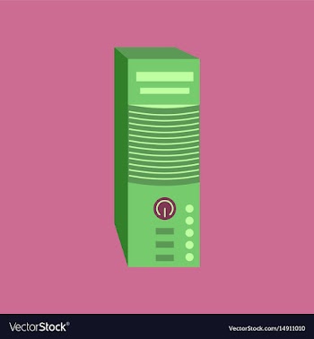 Technology gadget in flat design computer vector image