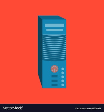 Technology gadget in flat design computer vector image