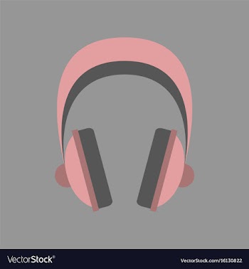 Technology gadget in flat design headphones vector image