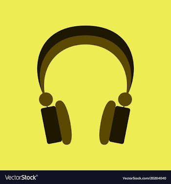 Technology gadget in flat design headphones vector image