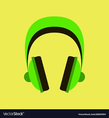 Technology gadget in flat design headphones vector image