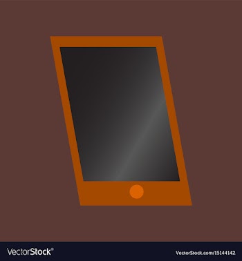 Technology gadget in flat design mobile phone vector image