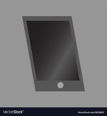 Technology gadget in flat design mobile phone vector image