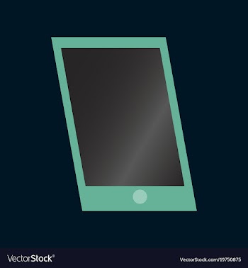 Technology gadget in flat design mobile phone vector image
