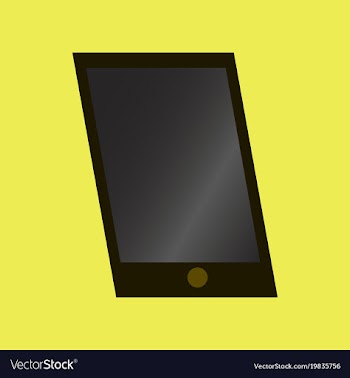 Technology gadget in flat design mobile phone vector image