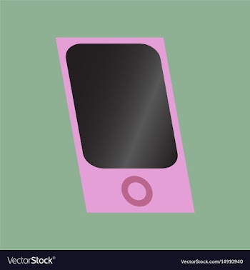 Technology gadget in flat design mp3 player vector image