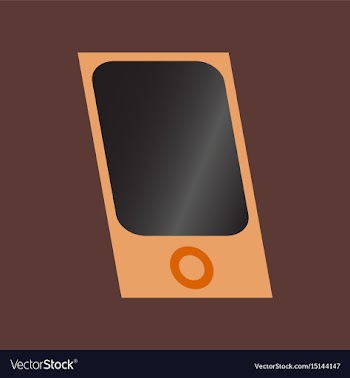 Technology gadget in flat design mp3 player vector image