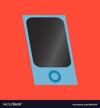 Technology gadget in flat design mp3 player vector image