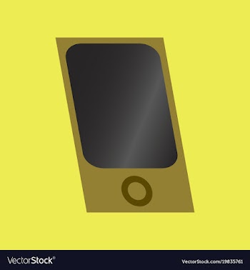 Technology gadget in flat design mp3 player vector image
