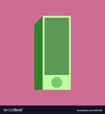 Technology gadget in flat design subwoofer vector image