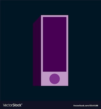 Technology gadget in flat design subwoofer vector image