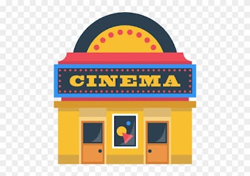 Technology, Movie, Film, Buildings, Cinema, Building - Cartoon Movie Theater Png