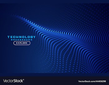 technology particles dots background design