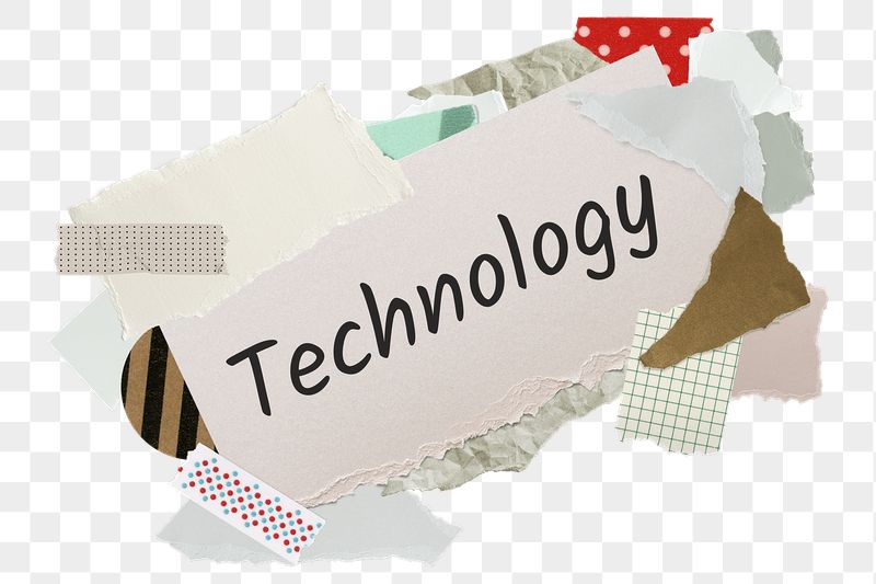 Technology png word sticker, aesthetic | Free PNG - rawpixel