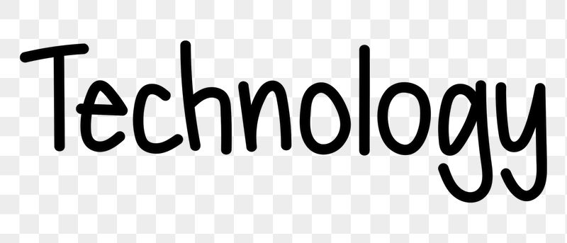 Technology png word sticker, handwritten | Free PNG - rawpixel