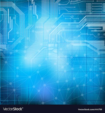 Technology theme background vector image