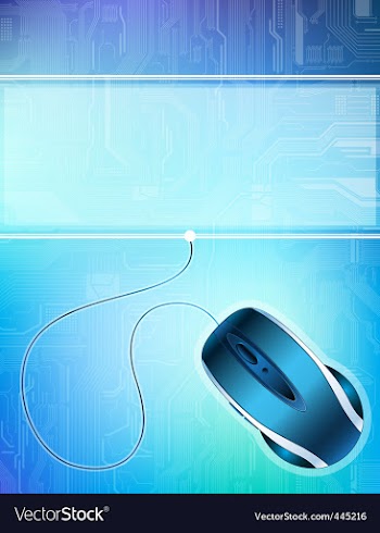 Technology theme background vector image